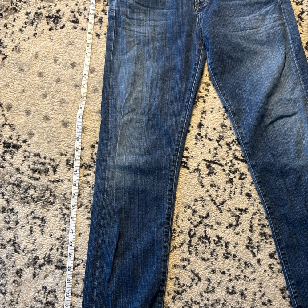 Citizens Of Humanity Jeans Womens Size 25 Blue Dylan Relaxed Boy Jean Button - Picture 2 of 5